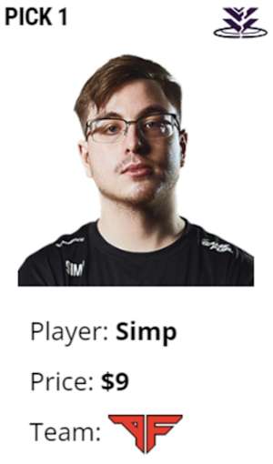 Major 3 Fantasy Pick Em Selections Simp via Breaking Point GG